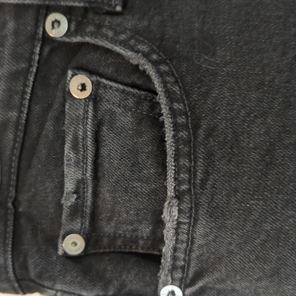 Agolde Nico High Rise Slim Fit Jeans Compilation Washed Black 32 - Picture 9 of 16